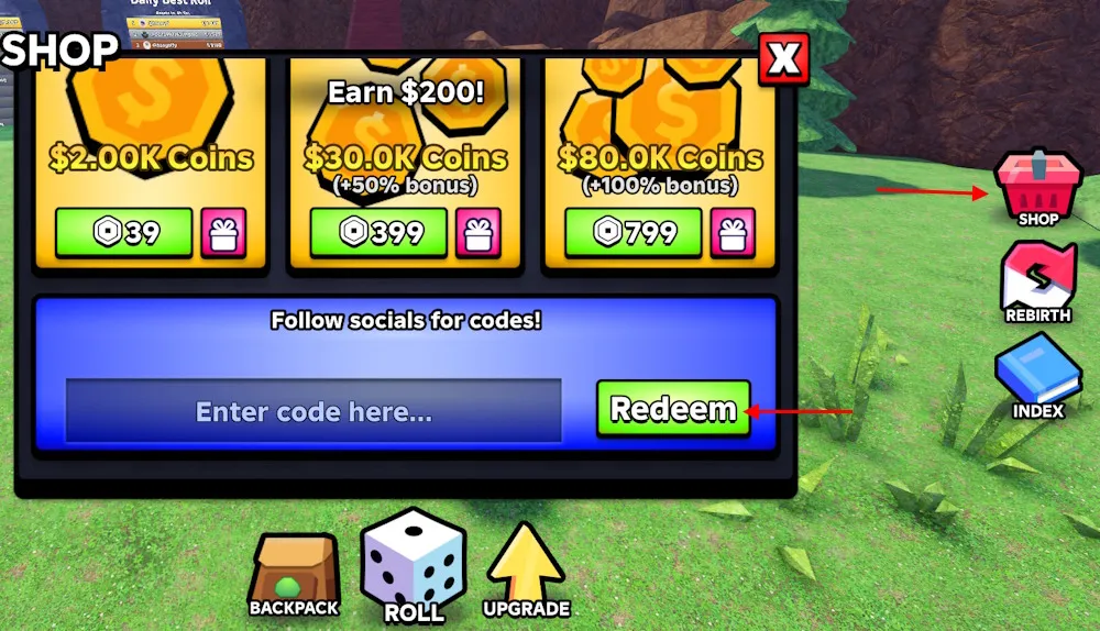 Les codes Slime RNG sont échangés