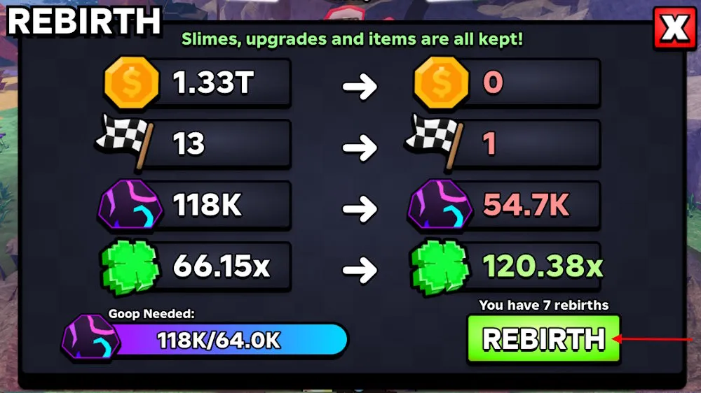 Renaissance dans Slime RNG