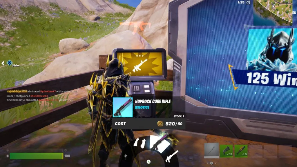 Rifle Cubo Hoprock Fortnite