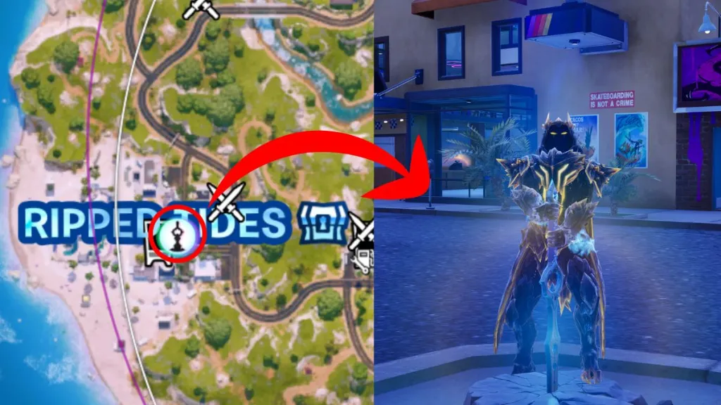 Fortnite Reforged Infinity Blade-Standort