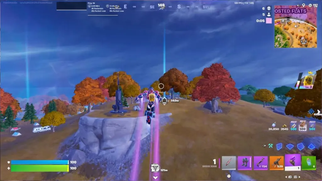 Fortnite Shock Rocks Cách sử dụng