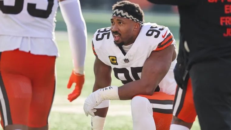 How Myles Garrett blockbuster trade impacts Rams defensive depth chart.webp