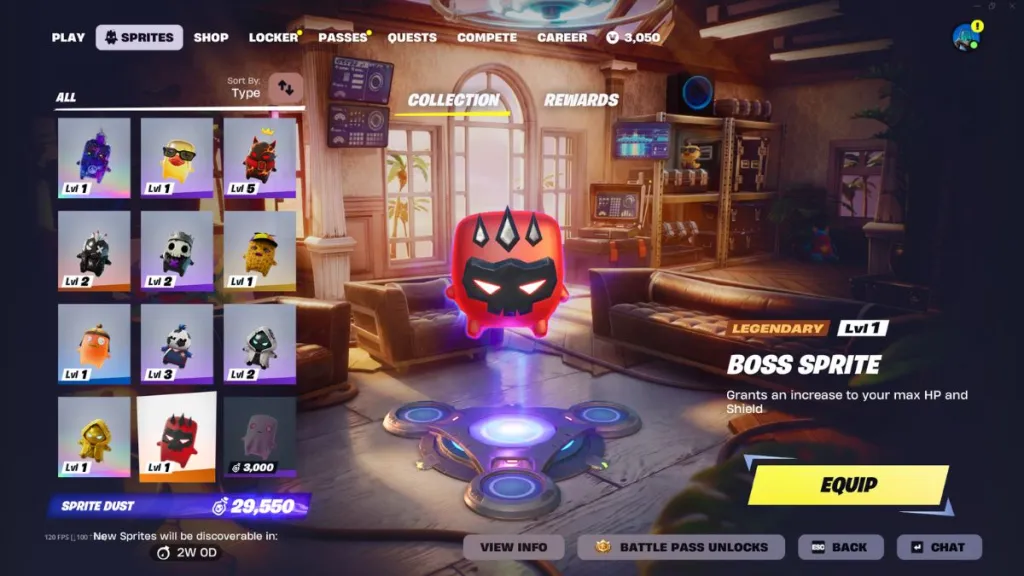 Fortnite Boss Sprite-buff