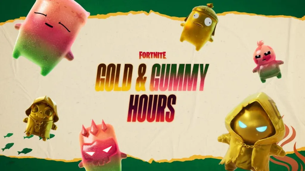Fortnite Gold en Gummy-uren