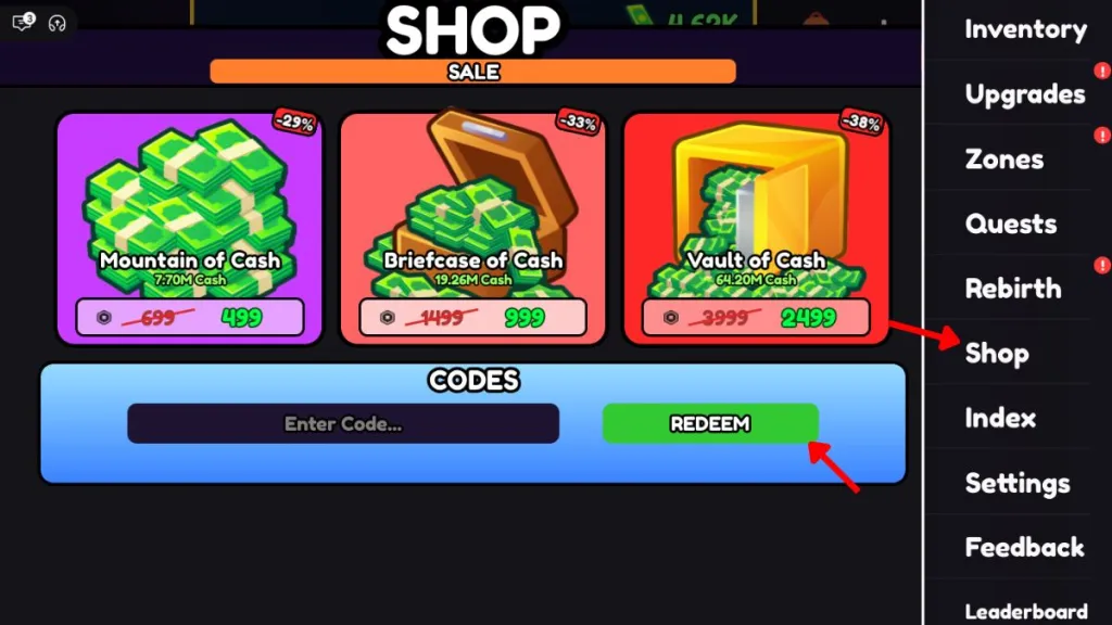 Ballspielcodes einlösen