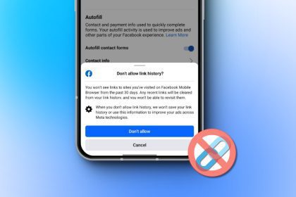 1704901246 How to disable link history on Facebook