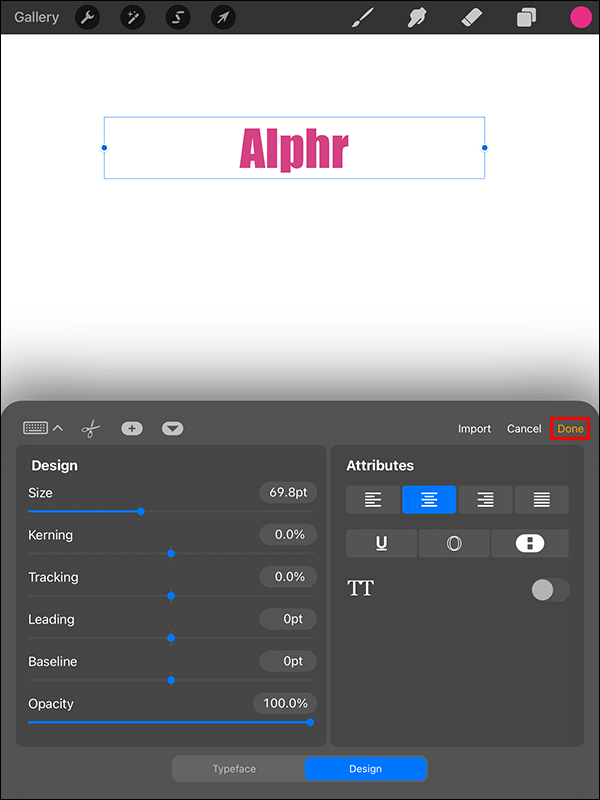 1709797232 201 How to add text in Procreate