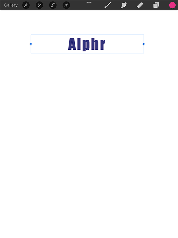1709797232 335 How to add text in Procreate