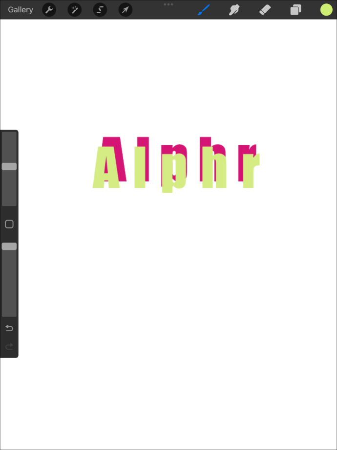 1709797232 499 How to add text in Procreate