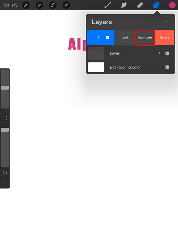 1709797232 629 How to add text in Procreate
