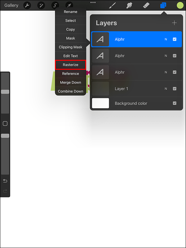 1709797233 213 How to add text in Procreate