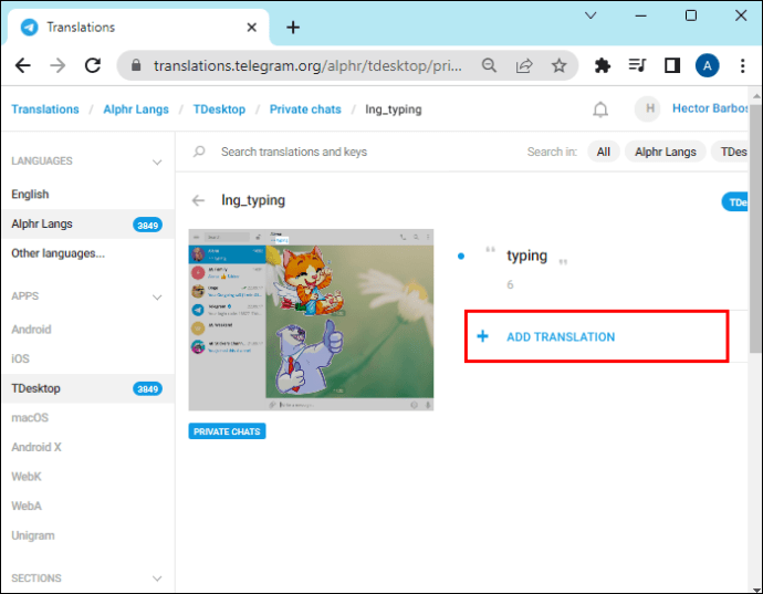 1709959229 229 How to change writing in Telegram