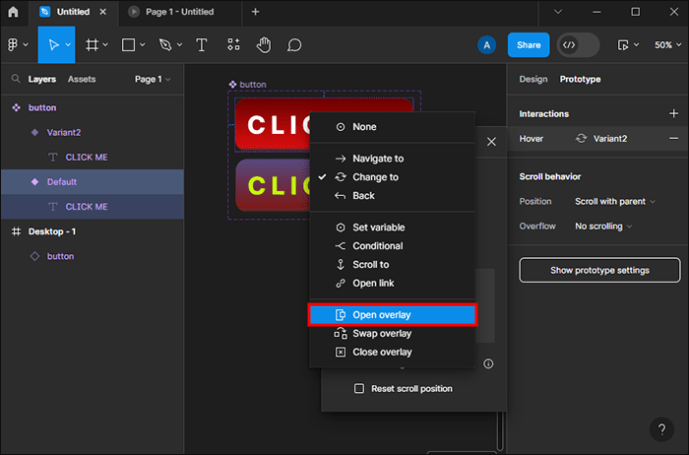 1710383074 837 How to make a hover effect in Figma