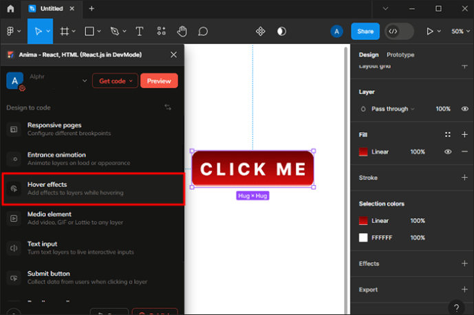 1710383075 577 How to make a hover effect in Figma