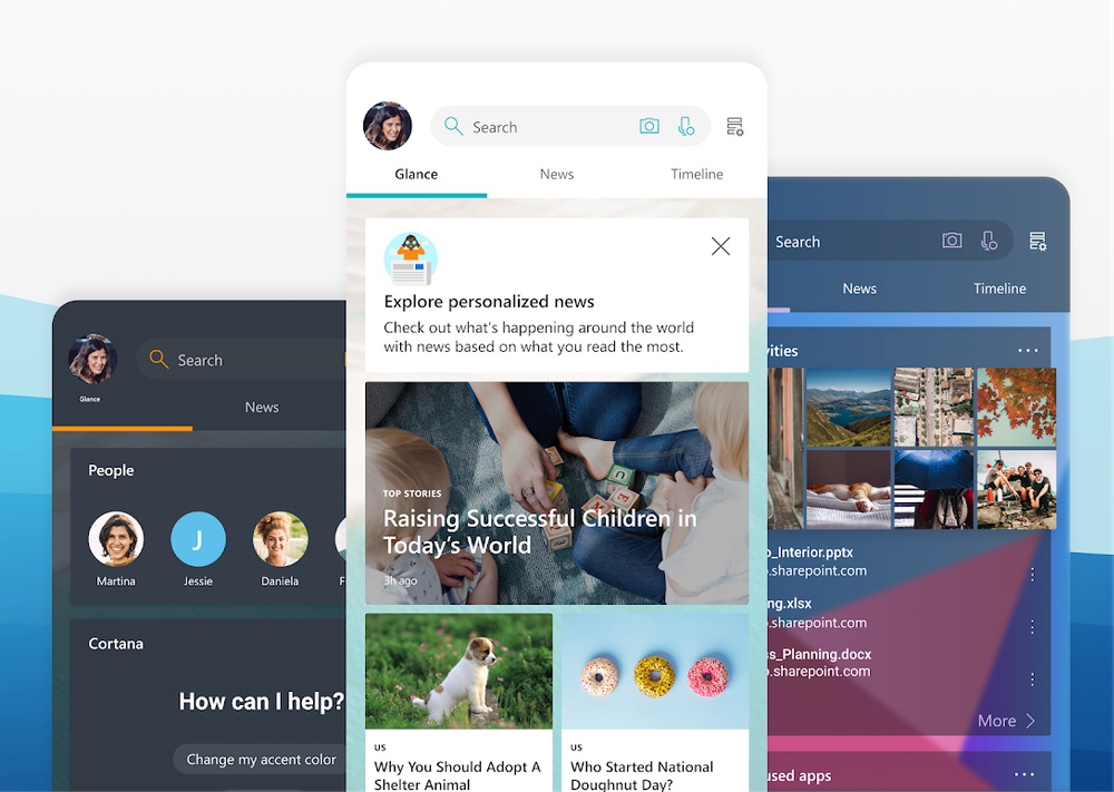 best Android launchers: Microsoft Launcher