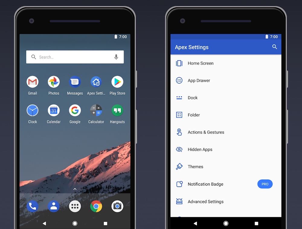 Best Android Launchers: Apex Launcher