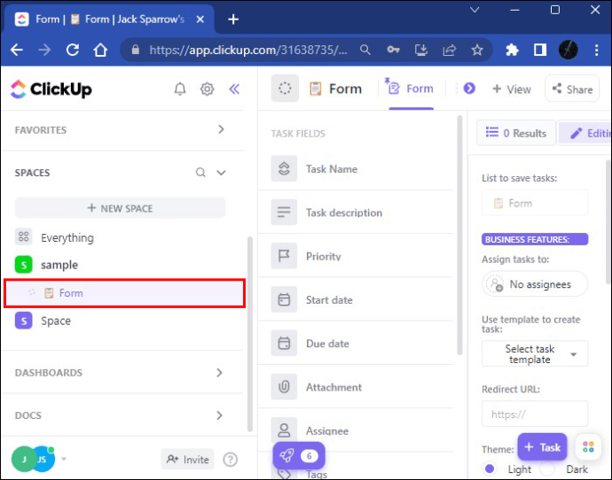 1711020928 403 How to create a form in ClickUp