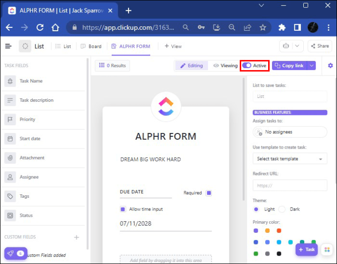 1711020929 188 How to create a form in ClickUp