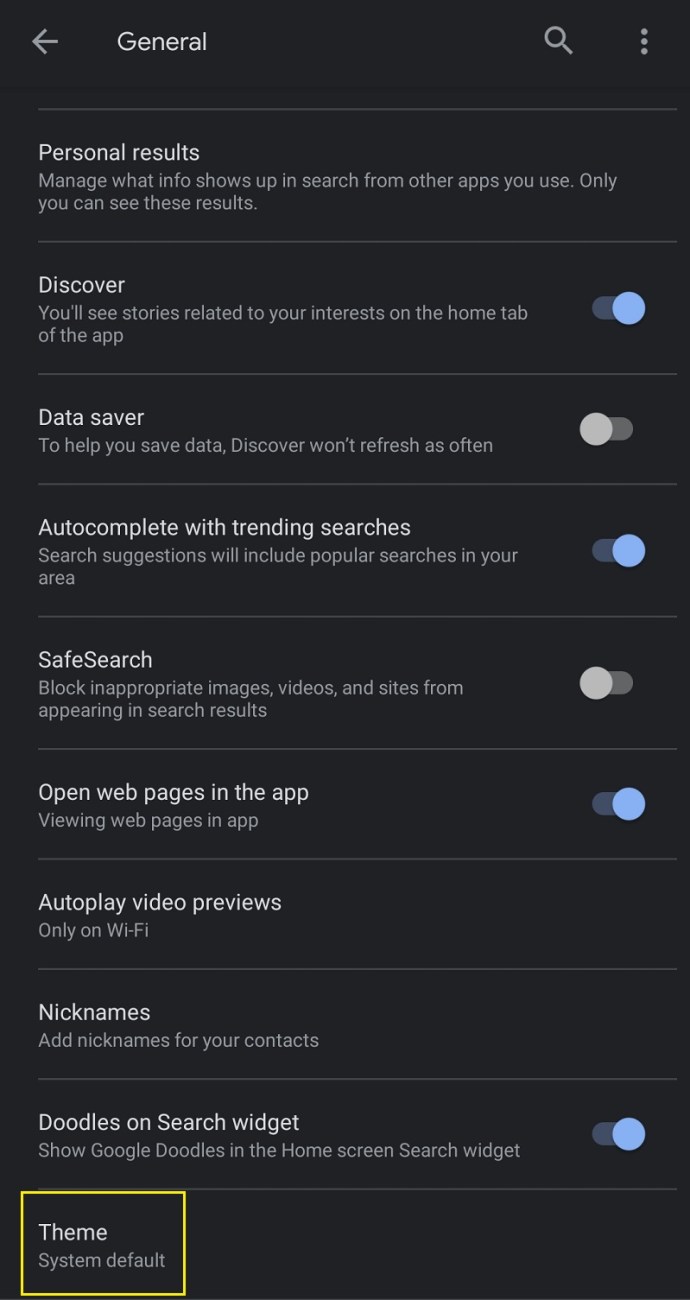 1711179035 645 How to enable or disable dark mode for all major
