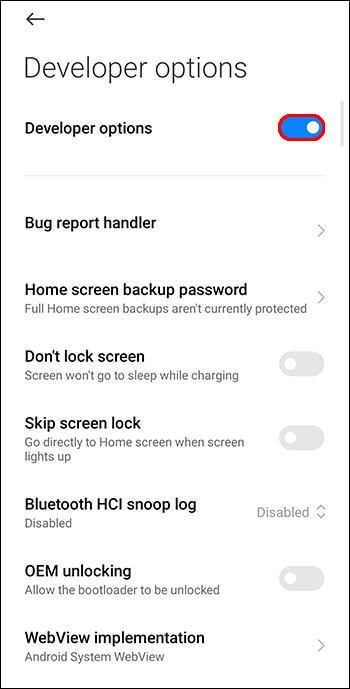 1711286716 732 How to enable MIUI developer options