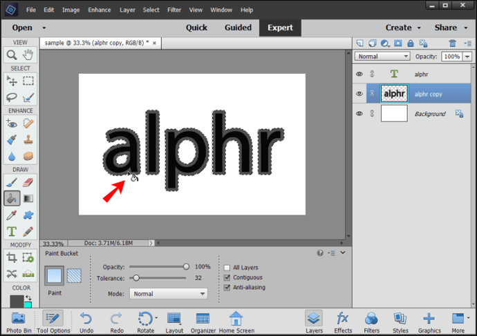 1711297812 247 How to outline text in Photoshop