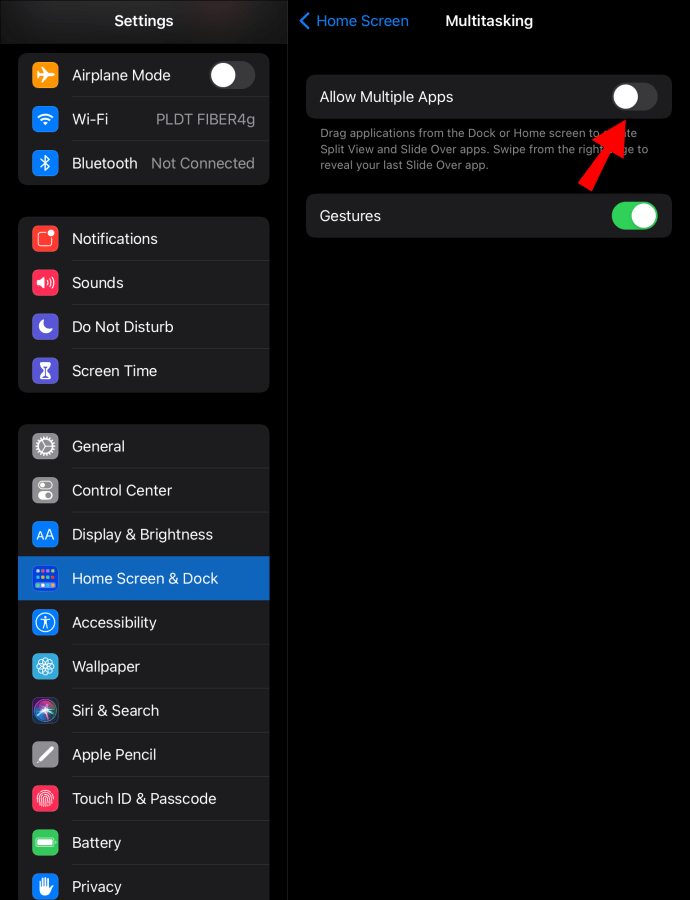 1711303814 645 How to remove split screen on iPad