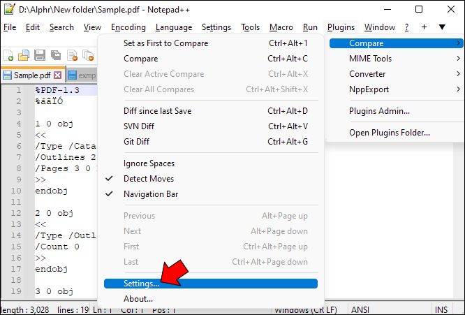 1711522837 161 How to compare two files with Notepad