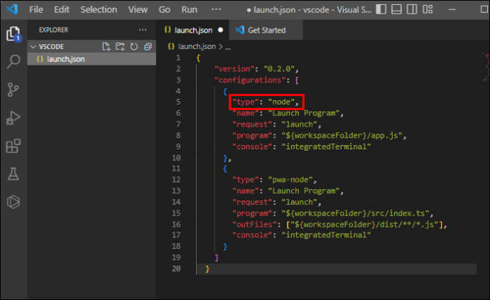 1711727315 106 How to open launchjson in VS Code