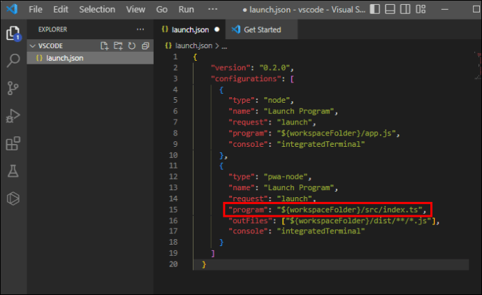 1711727315 229 How to open launchjson in VS Code