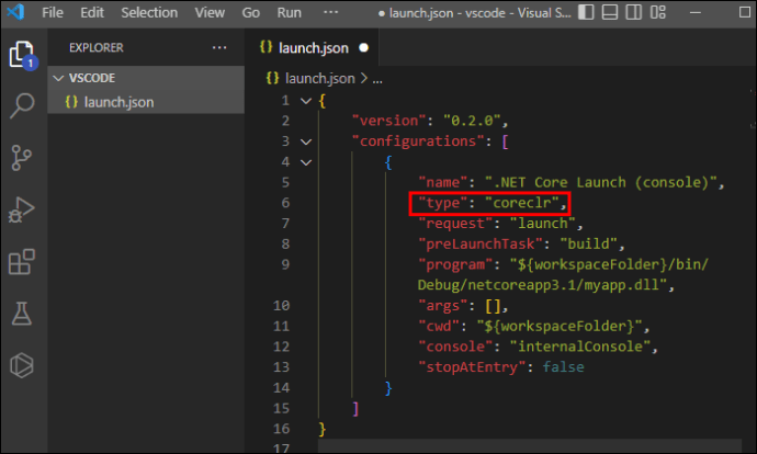 1711727316 347 How to open launchjson in VS Code