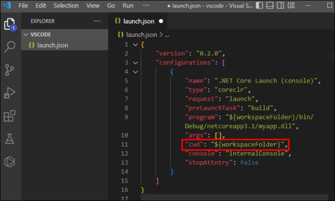 1711727316 899 How to open launchjson in VS Code