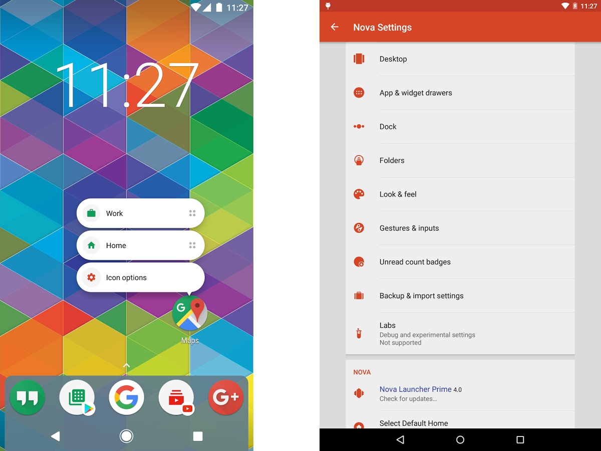 best Android launchers: Nova Launcher