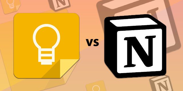 Google Keep vs Notion