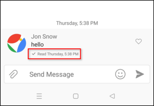 How do you know if someone has read your GroupMe