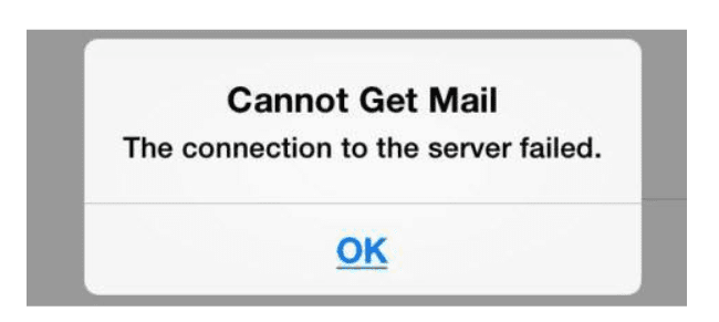 How to Fix Cannot Receive Mail Server Connection Failed on