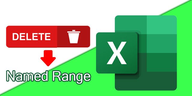 How to delete a named range in