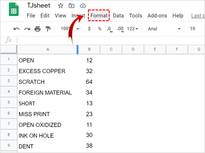 How to highlight the highest value in Google Sheets