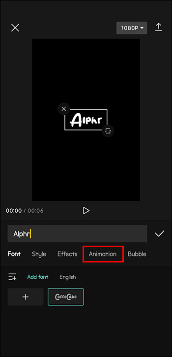 How to make text move in CapCut