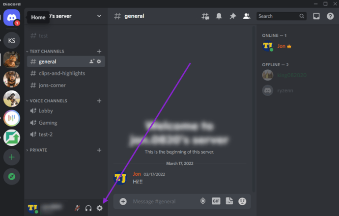How to split the screen in Discord