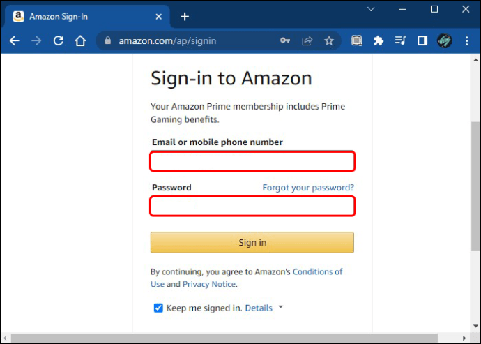 How to view connected devices for Amazon