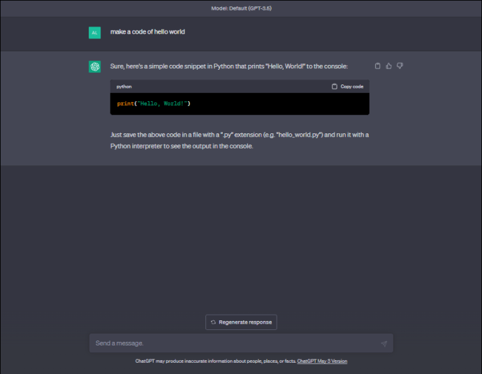 How to write code with ChatGPT