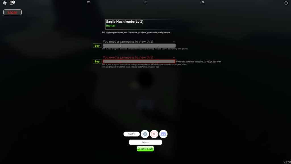 Roblox Project Slayers Codes March 2024