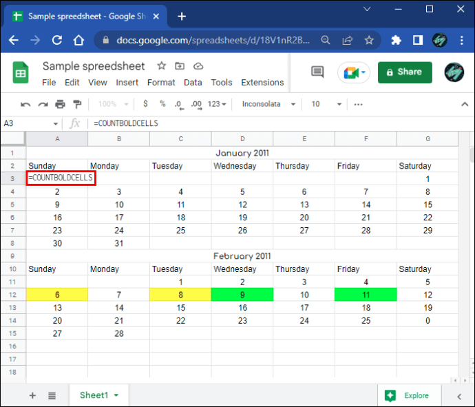 1712105319 223 How to count cells in Google Sheets