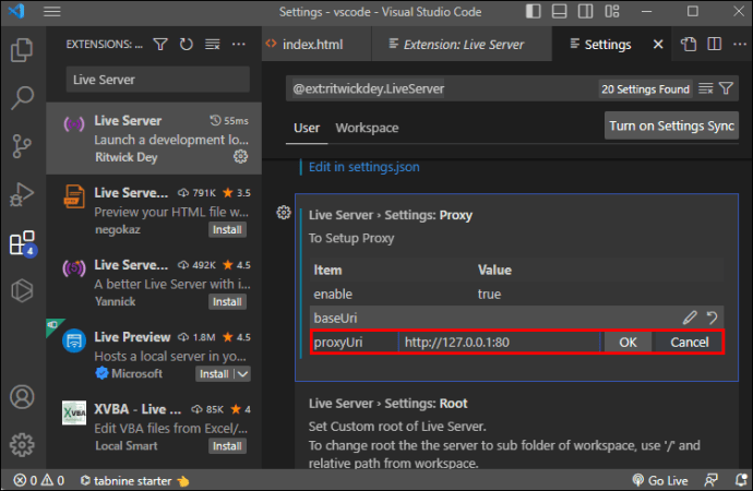 1712285321 964 How to open with Live Server in VS Code