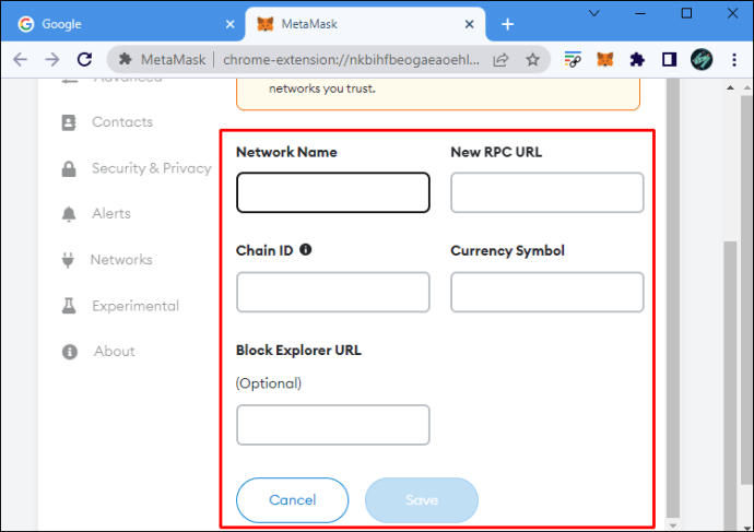 1712402687 857 How to remove a network from MetaMask