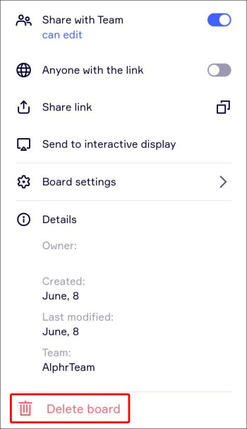 1712418518 978 How to delete a board in Miro