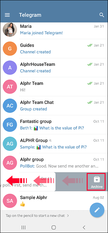 1712435084 867 How to hide a chat on Telegram without deleting it