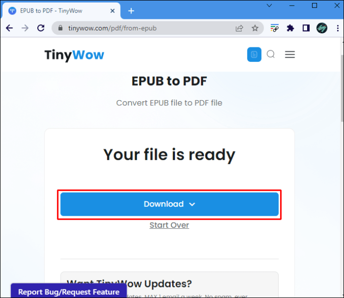 1713258045 430 How to Convert an EPUB to PDF Using a PC