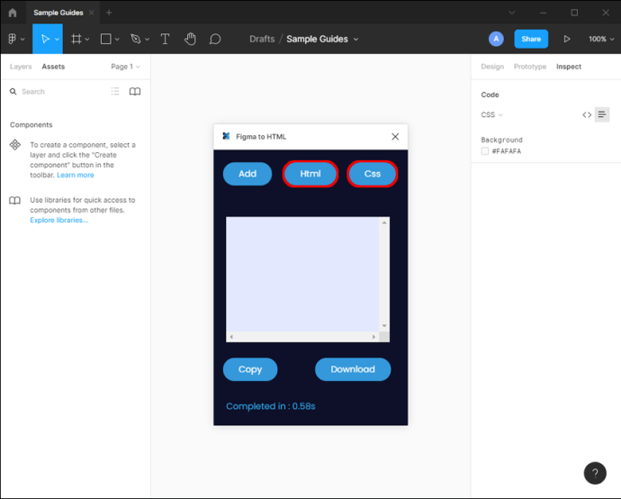 1713559722 902 How to export code in Figma