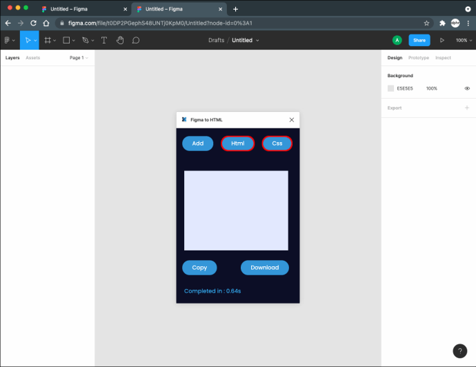 1713559725 504 How to export code in Figma